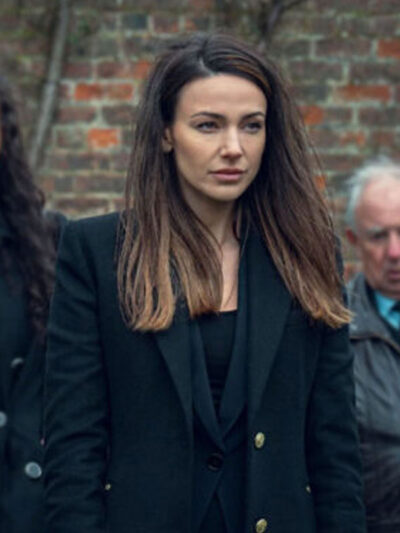 Michelle Keegan Fool Me Once Black Coat