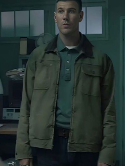 NCIS Origins 2024 Austin Stowell Brown Jacket
