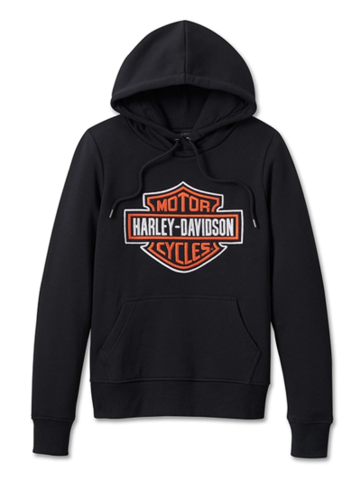 Harley Davidson Black Fleece Pullover Hoodie