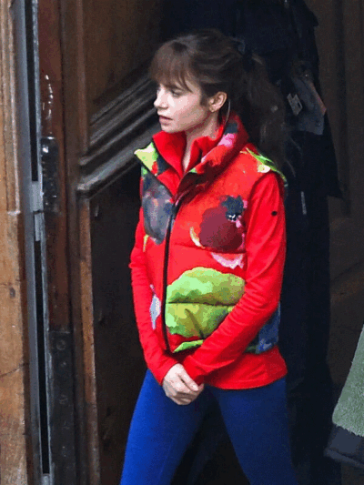 Lily Collins Emily in Paris Season 04 Vest