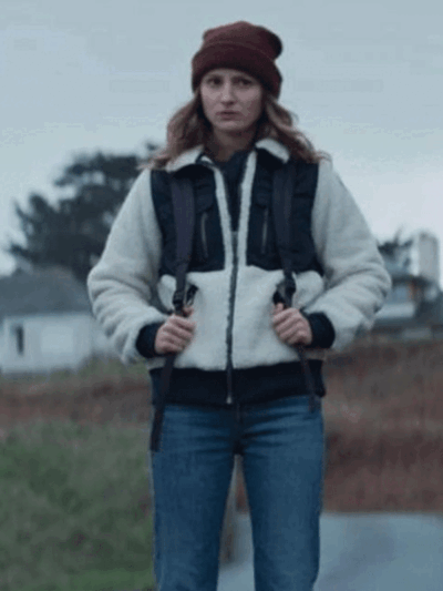 Marianne Aurore White And Black Wool Jacket