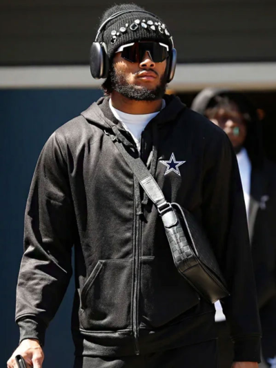 NFL Dallas Cowboys Black Fleece Zip-Up Hoodie
