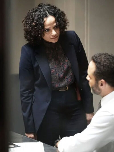 Judy Reyes High Potential Season 01 Blue Suiting Blazer Coat
