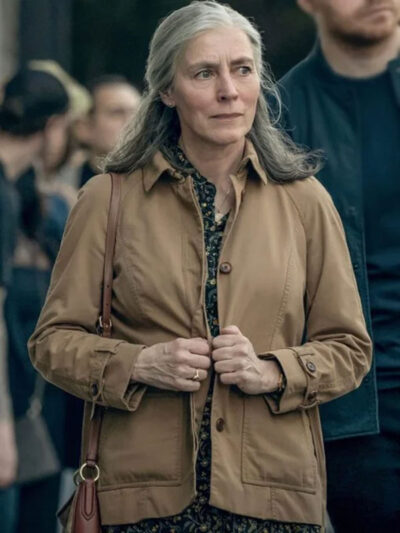 Slow Horses S03 Catherine Standish Brown Cotton Jacket