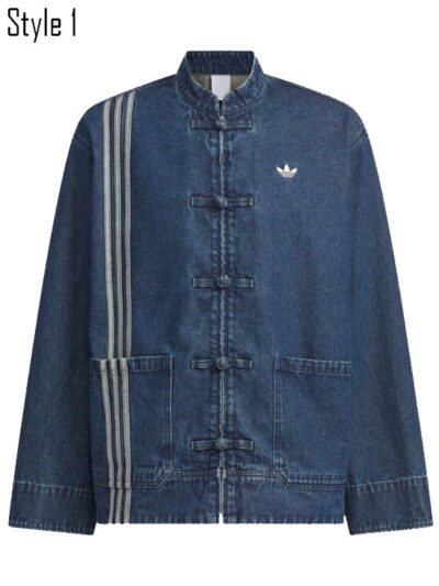 Adidas New Year Chinese Denim Blue Jacket