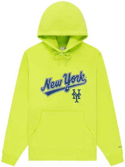 Aime Leon Dore x New York Mets Logo Green Fleece Hoodie