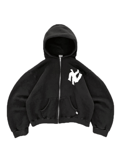 Akimbo x Tyrell Winston Ny Noodle Black Zip-Up Hoodie