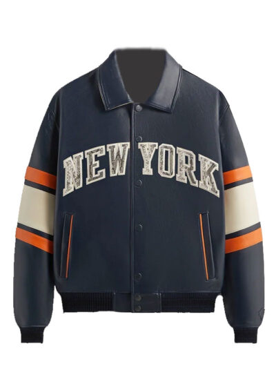 Kith & AVIREX for the New York Knicks Legend Blue Bomber Jacket