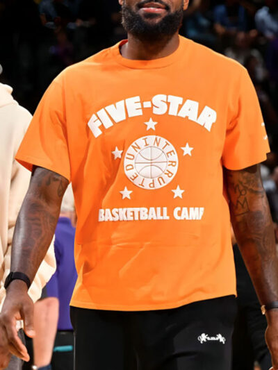 LeBron James Five Star Basketball Camp Cotton T-Shirt
