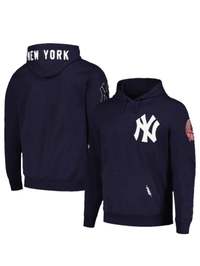 New York Yankees Pro Standard Blue Fleece Pullover Hoodie