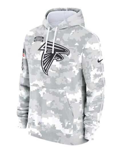 Nike Atlanta Falcons Arctic Camo Grey Salute to Service Fleece Hoodie