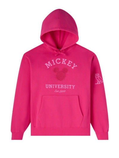 OVO x Disney Valentine’s Collegiate Pink Hoodie