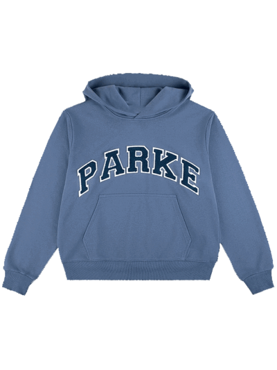 Parke Blue Pullover Varsity Hoodie