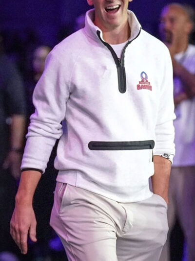 Pro Bowl Games 2025 Eli Manning White Jacket