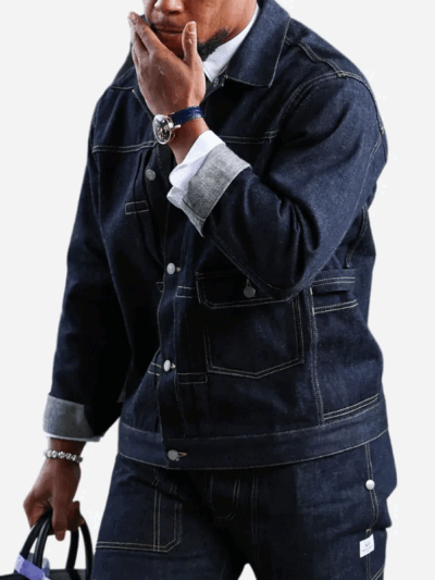 Saquon Barkley Blue Denim Jacket