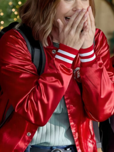 Ashley Williams Jingle Bell Run Varsity Jacket