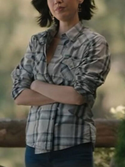 Monica Dutton Yellowstone S05 Checkered Plaid Shirt