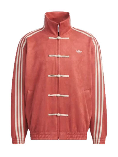 New Year Adidas Chinese Red Suede Jacket