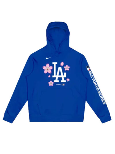 Nike Takashi Murakami x Dodgers Blue Hoodie