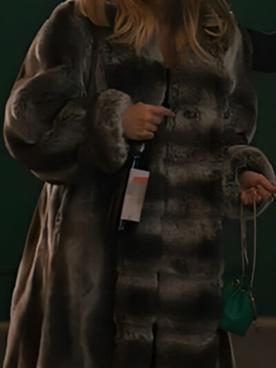 Nobody Wants This Joanne Grey Faux Fur Coat